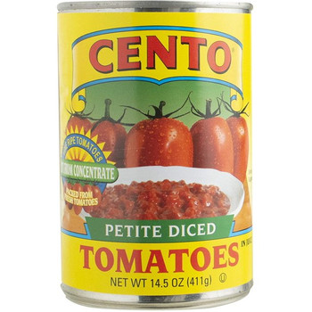 Cento: Petite Diced Tomatoes, 15 Oz