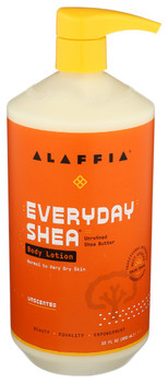 Alaffia: Everyday Shea Body Lotion Unscented, 32 Fo