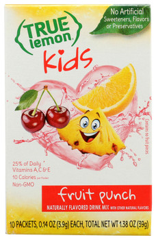 True Citrus: True Lemon Kids Fruit Punch, 1.38 Oz