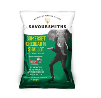 Savoursmiths: Somerset Cheddar And Shallot Chips, 5.29 Oz