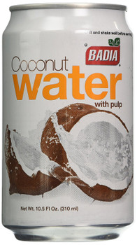 Badia: Coconut Water With Pulp, 10.5 Oz