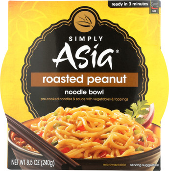 Simply Asia: Roasted Peanut Noodle Bowl, 8.5 Oz