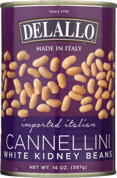 Delallo: Bean Cannellini, 14 Oz