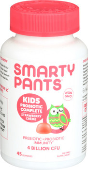 Smartypants: Kids Probiotic Complete Strawberry Creme, 45 Pc