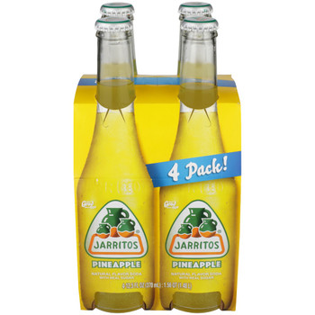 Jarritos: Bev Pineapple 4pk, 12.5 Oz