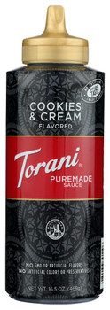 Torani: Puremade Ckie N Crm Sauce, 16.5 Oz