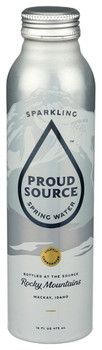 Proud Source: Rocky Mountain Sparkling Spring Water, 16 Fo