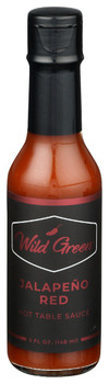 Wild Green: Jalapeno Red Hot Table Sauce, 5 Oz