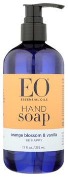 Eo: Orange Blossom And Vanilla Hand Soap, 12 Oz