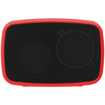 RuggedLife(R) 15-Watt Water-Resistant Bluetooth(R) Rechargeable Speaker and Speakerphone (Red)