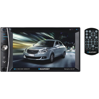 MEMPHIS 440 BT 6.2" Double-DIN In-Dash DVD Receiver with Bluetooth(R)