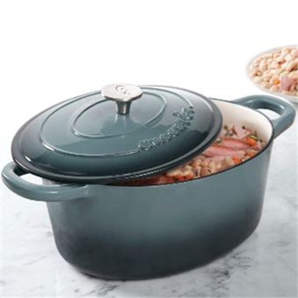 7QtOVAL DutchOven CROCKPOT GRY