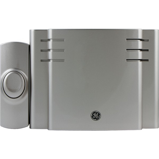 8-Chime Battery-Operated Door Chime with Wireless Push Button