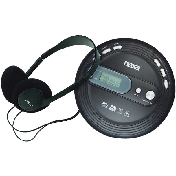 Slim Personal CD/MP3 Player with FM Radio