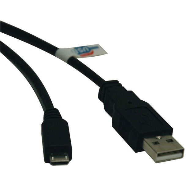 USB 2.0 Hi-Speed A-Male to Micro B-Male Cable (6ft)