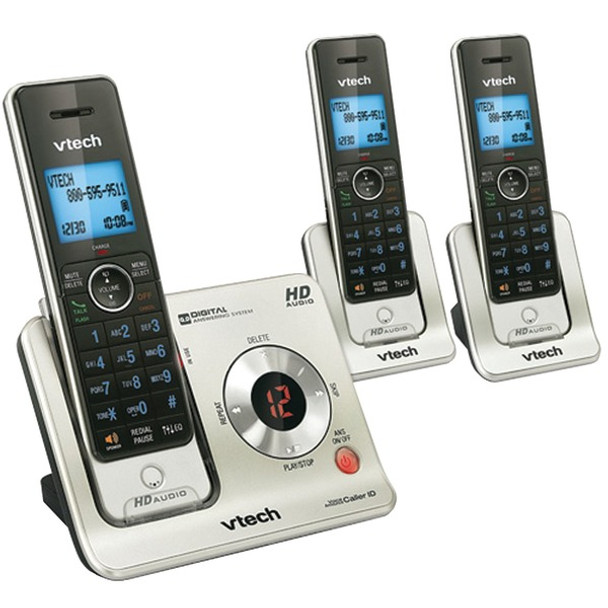 DECT 6.0 3-Handset Answering System with Caller ID/Call Waiting