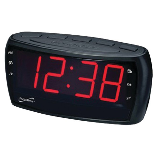 Digital AM/FM Dual Alarm Clock Radio with Jumbo Digital Display