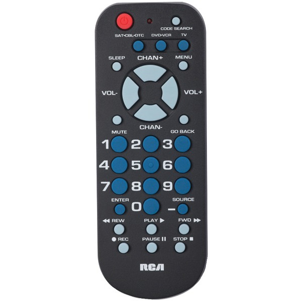 3-Device Palm-Sized Universal Remote