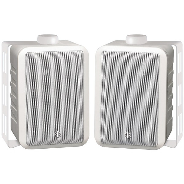 100-Watt 3-Way 4-Inch RtR Series Indoor/Outdoor Speakers (White)