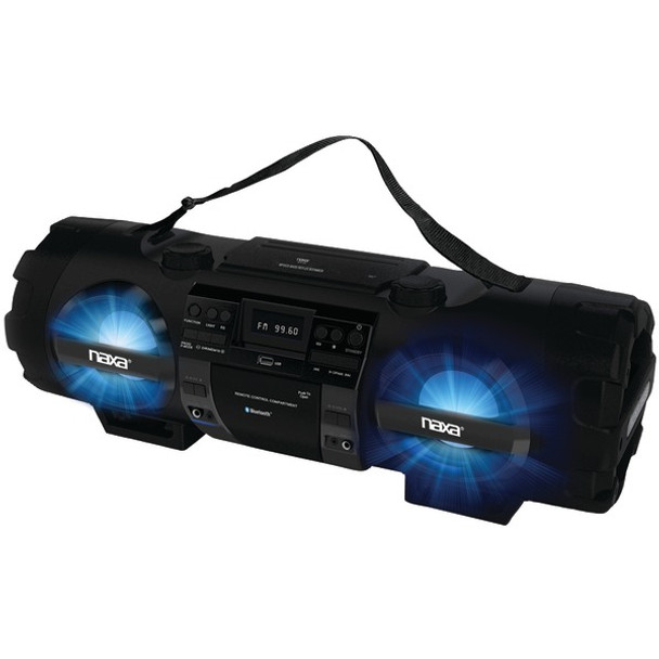 CD/MP3 Bass Reflex Boom Box & PA System with Bluetooth(R)