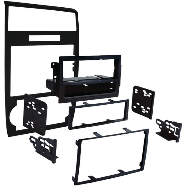 Single-DIN/Double-DIN Installation Kit in Matte Black for 2005 through 2007 Dodge(R) Charger/Magnum