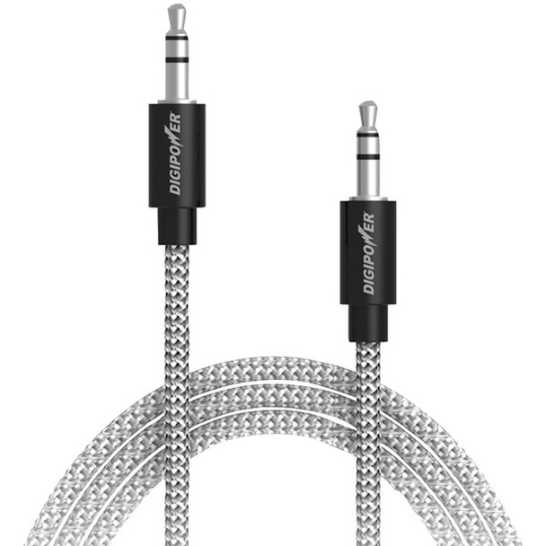 Tangle-Free Braided Auxiliary Cable, 3ft