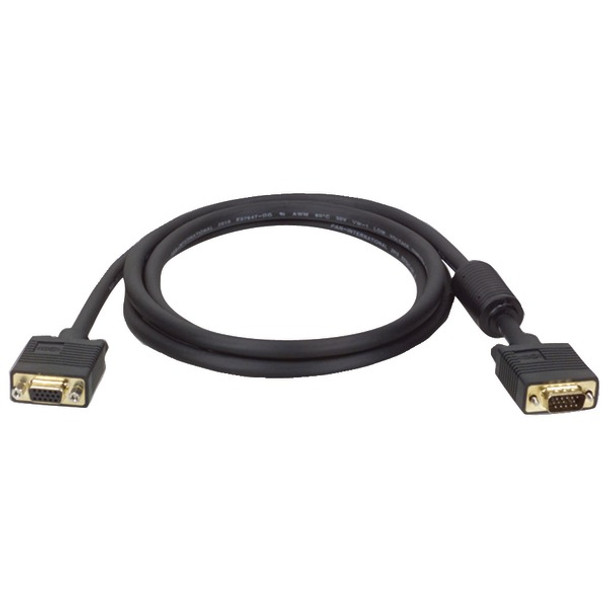 SVGA High-Resolution Coaxial Monitor Extension Cable with RGB Coaxial (10ft)