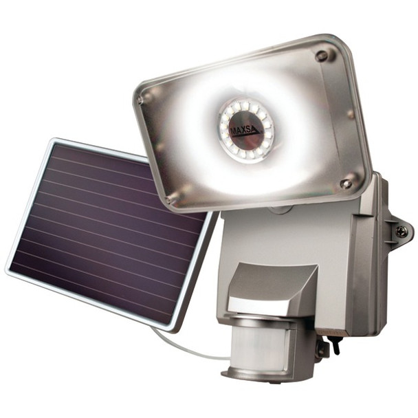 Solar-Powered Motion-Activated Security Floodlight with 16 SMT LEDs