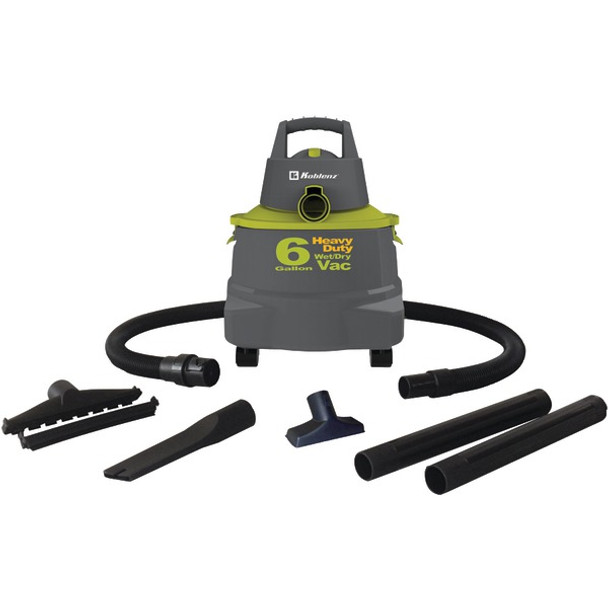 Wet/Dry Vacuum Cleaner with 6-Gallon Tank