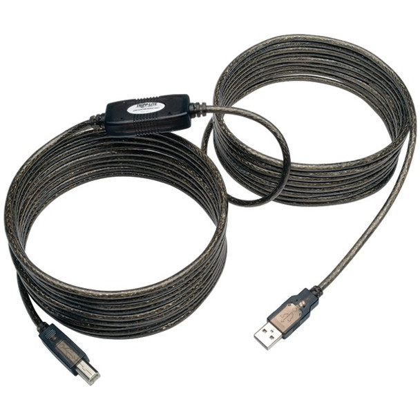 USB 2.0 Hi-Speed A/B Active Repeater Cable, 25ft