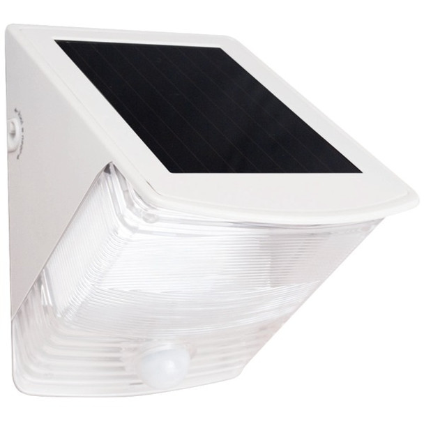 Solar-Powered Motion-Activated Wedge Light (White)