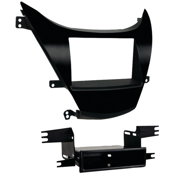 Double-DIN/ISO-DIN with Pocket Installation Kit for 2011 through 2013 Hyundai(R) Elantra