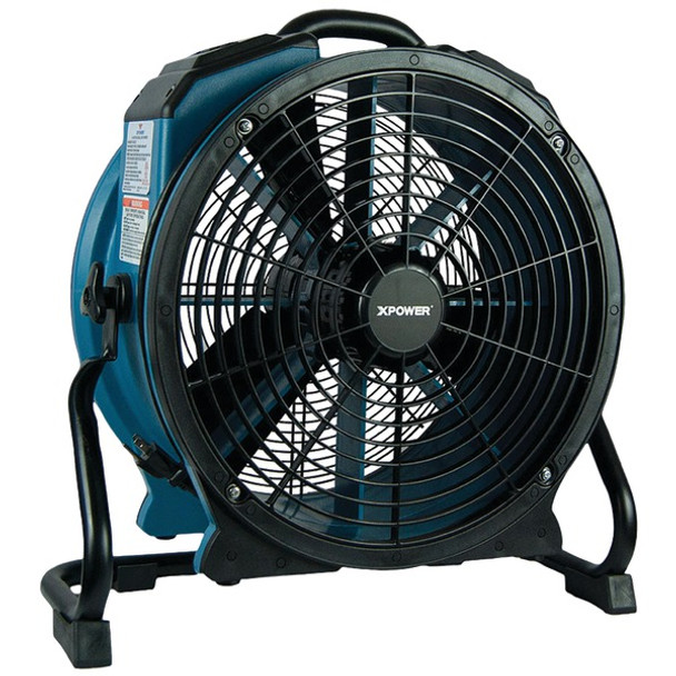 X-47ATR 3,600 CFM Variable-Speed Sealed Motor Industrial Axial Air Mover/Dryer/Blower Fan with Timer and Power Outlets