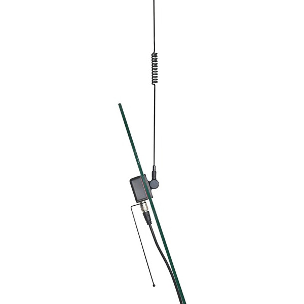 Pre-Tuned 150MHz-450MHz VHF/450HHz-470MHz UHF Dual-Band Land Mobile Glass-Mount Antenna