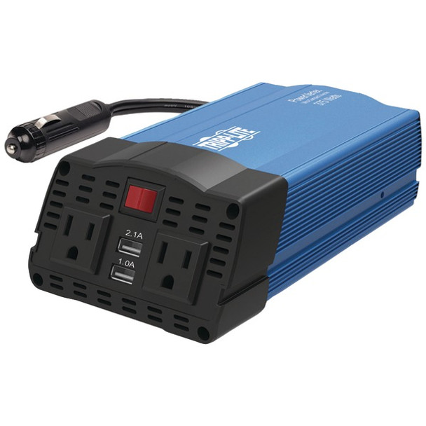 375-Watt-Continuous PowerVerter(R) Ultracompact Car Inverter with USB & Battery Cables