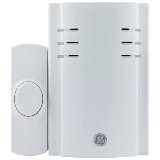 2-Chime Plug-in Door Chime with Wireless Push Button