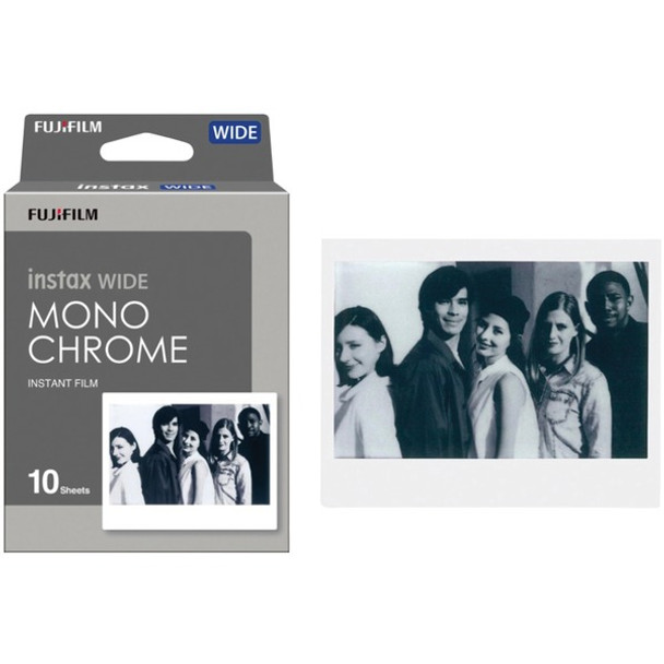 instax(R) WIDE Monochrome Film, 10 pk