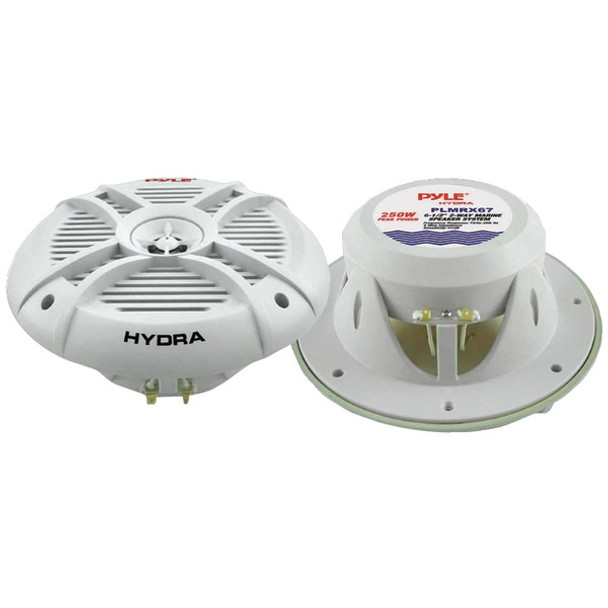 Hydra Series Aqua Pro 6.5" 250-Watt 2-Way Marine Speakers