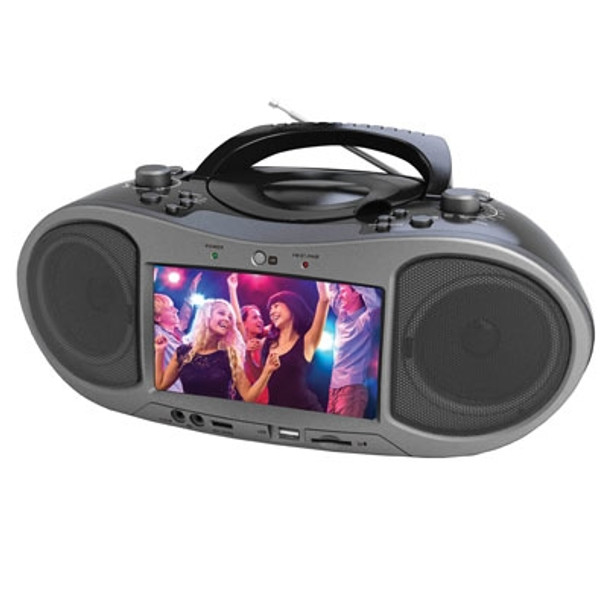 7" Bluetooth DVD Boombox