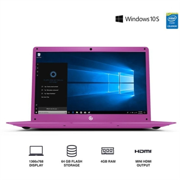 14.1" Laptop  Pink