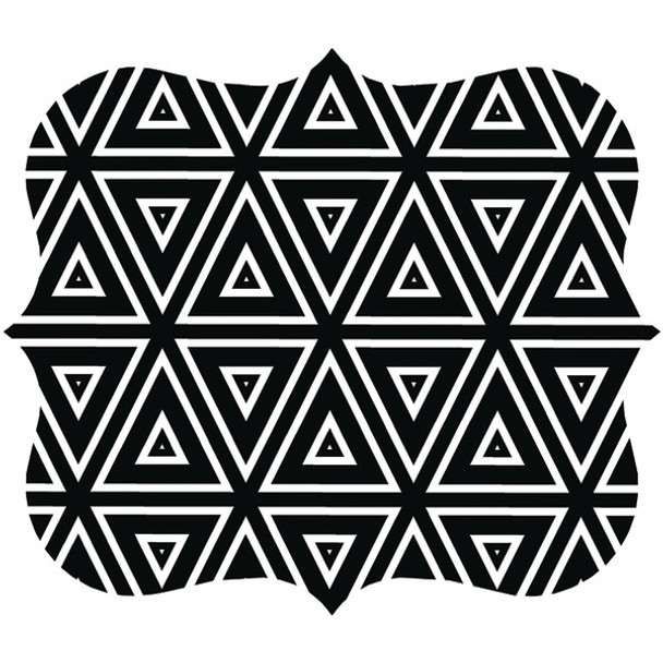 Designer Mouse Pad (Geometric Triangles)