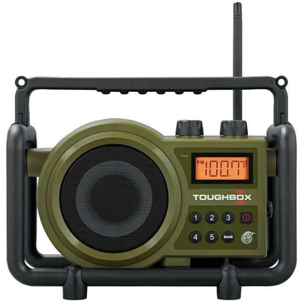 TOUGHBOX FM/AM/Aux Ultra-Rugged Digital Rechargeable Radio