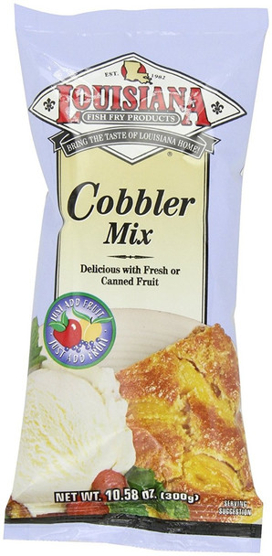 Louisiana Fish Fry: Mix Cobbler, 10.5 Oz