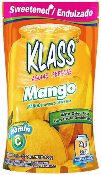 Klass: Beverage Mix Mango Sweetened, 14.1 Oz