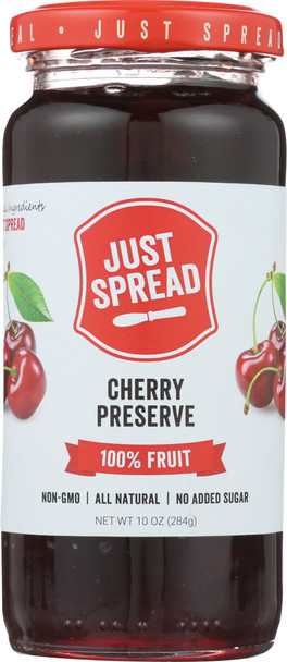 Just Spread: Cherry Preserve Spread, 10 Oz