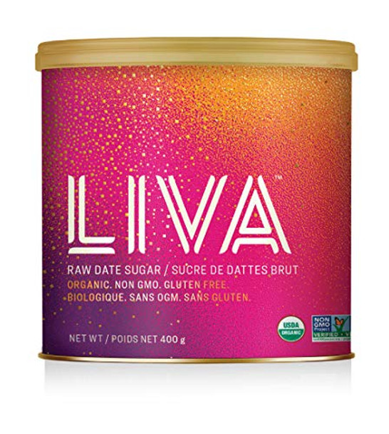 Liva: Sugar Raw Date Canister, 14.1 Oz
