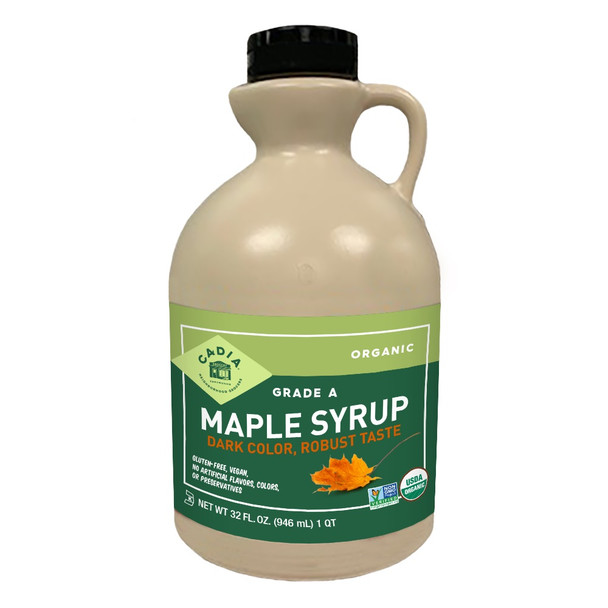 Cadia: Grade A Maple Syrup, 32 Oz