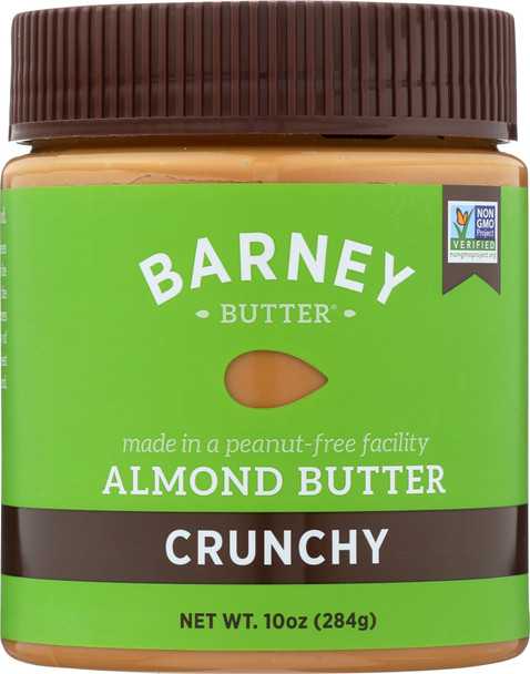 Barney Butter: Almond Butter Crunchy, 10 Oz