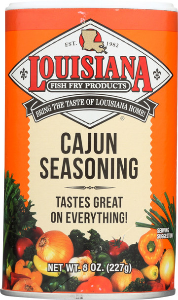 Louisiana Fish Fry Products: Cajun Seasoning, 8 Oz