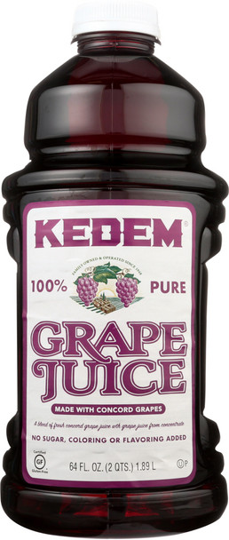 Kedem: Concord Grape Juice, 64 Oz